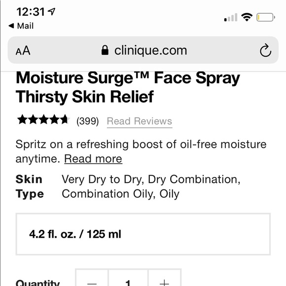 NWT Clinique Moisture Surge 5-Star Rated Skincare - Picture 3 of 5